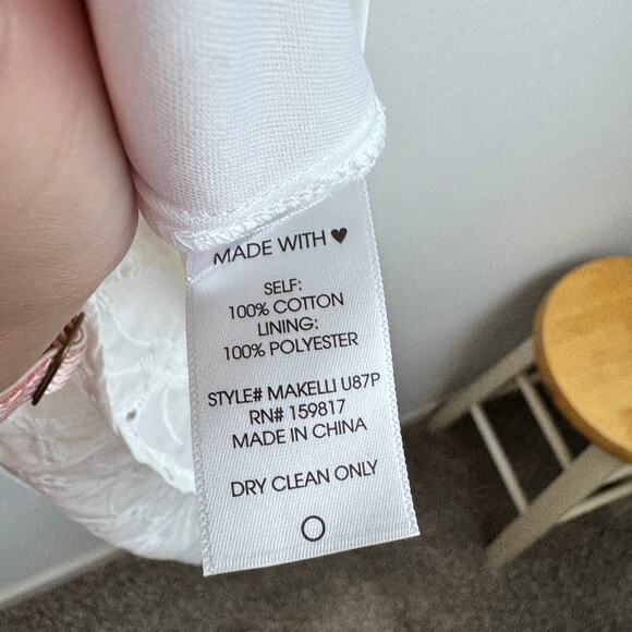 NWT Arula Eyelet Mini Dress - Picture 4 of 5